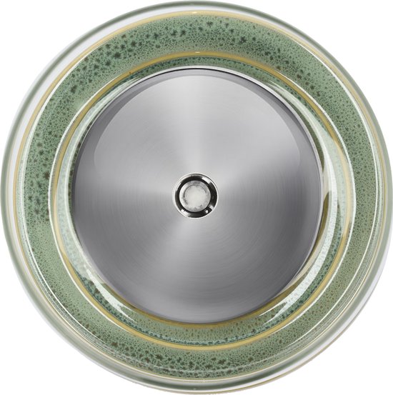 BITZ Gastro Olielamp - Olielampen voor binnen en buiten - Ø 15 x 26 cm - Groen — afbeelding 2