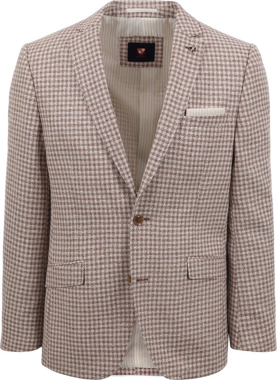 Sportief colbert voor heren, vintage geruite blazer 2024, regular fit, casual, modern, gestreept, mannen, lente, herfst, pak, jas voor business, bruiloft, vrije tijd, Grijs-14, M