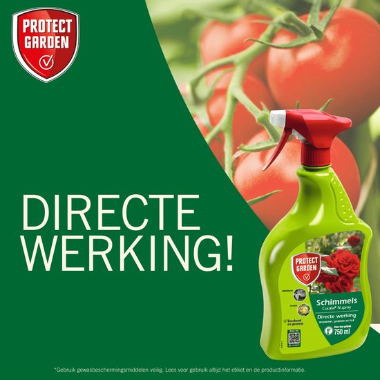 Protect Garden Curalia N Spray, 750ml - Schimmel Bestrijdingsmiddel - Voor Sierplanten, Groenten en Fruit - Voorkomt en Geneest - Schimmelspoor Bestrijding - Klaar Voor Gebruik van Merkloos	 — afbeelding 4