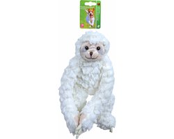 Boon Pluche Luiaard Wit Met Piep 21 cm