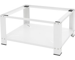 Wasmachine verhoger, Wasmachine Onderstel 63x54x32 cm met planchet in wit ML design