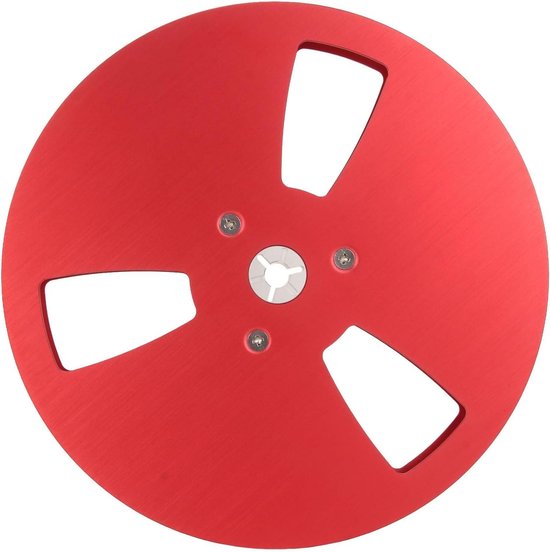 10,5 Inch Lege Bandhaspel, Open Haspel Aluminiumlegering Lege Bandhaspel met 3 Gaten, Universeel voor NAB Reel To Reel Tape Recorder-accessoire
