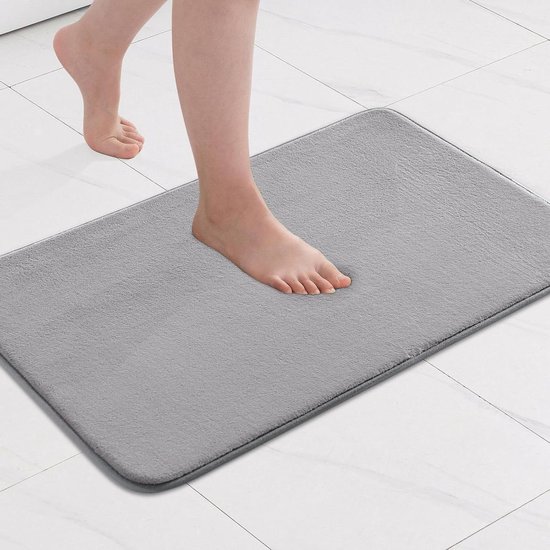 Zachte en Absorberende Badmat voor de Badkamer, Beige, 40 x 60 cm
