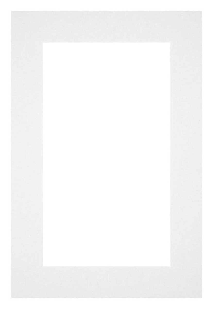 Passe-Partout Fotomaat 20x30 cm - Lijstmaat 36x48 cm - Wit - Museumkarton - Fotolijst niet
