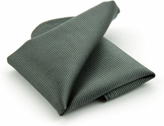Pochette De Poche Soie Anthracite F53 -