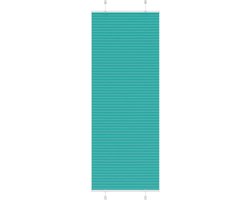 vidaXL - Plissé - rolgordijn - 75x200 - cm - stofbreedte - 74,4 - cm - petrol - groen