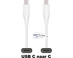OneOne 2,0m oplaadkabel. Extra sterke OneOne USB C naar C kabel. Stevig laadkabel snoer past op Apple iPhone 16 Pro Max, iPhone 16e, iPad 9, iPad 10, iPad Air 4, iPad Air 5, iPad Mini 6, iPad Pro 11, iPad Pro 12.9