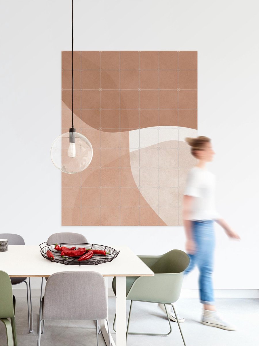 IXXI Boho watercolor strokes 5, Vitor Costa & Various - 80 x 100 cm - Gratis ophangtool - Grote wanddecoratie en posters - Abstract, Grafisch Ontwerp