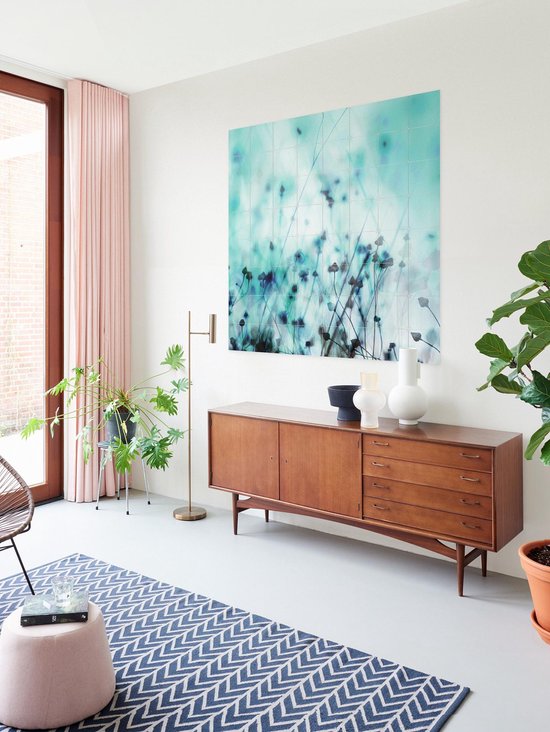 IXXI Blue - Décoration murale - Abstrait - 80 x 80 cm