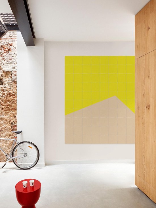 IXXI Color blocking - Yellow Beige - Décoration murale - Abstrait - 80 x 100 cm