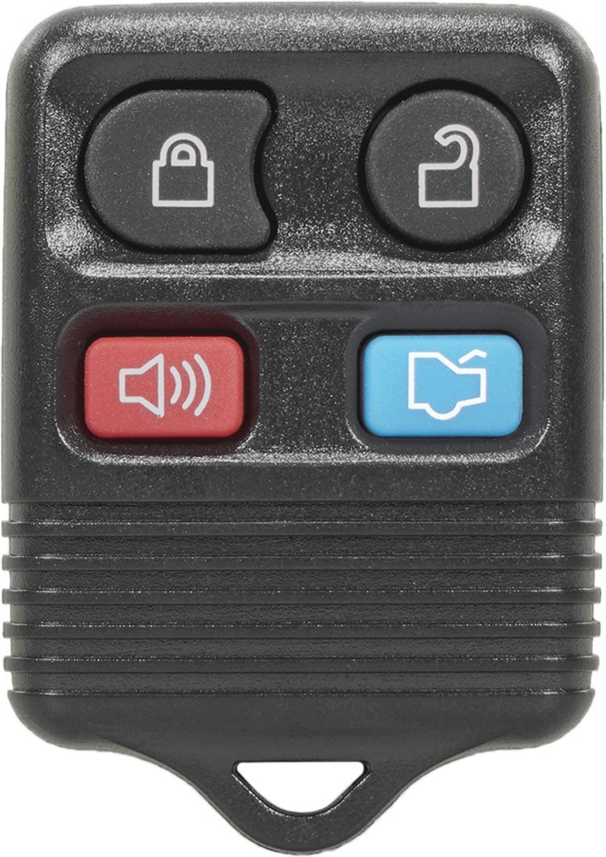 TLVX Sterke Autosleutel Behuizing Geschikt voor Ford en Mazda / Ter vervanging van Originele Sleutel behuizing / Afstandsbediening Auto / 4 knops / Claxon knop / Achterklep knop / 4 knoppen / 1 stuks
