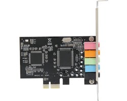 Interne Geluidskaart voor Pc Windows 7/Vista/XP 32/64-bit met Low-profile Beugel 3D Stereo - PCIe Geluidskaart 5.1 - Audiokaart . Interne Geluidskaart voor Pc Windows 7/Vista/XP 32/64-bit met Low-profile Beugel 3D Stereo - PCIe Geluidskaart 5.1 - Audiokaart .