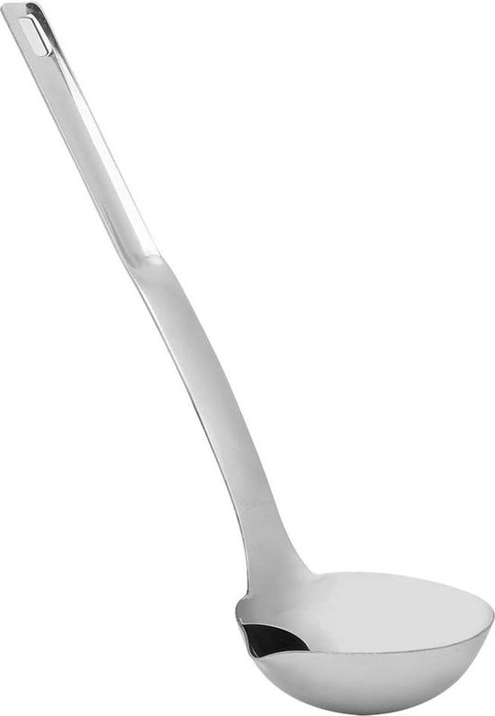 Olieafscheider Soeplepel RVS - Jus En Vet Afscheider Met Lange Steel 31,5 Cm