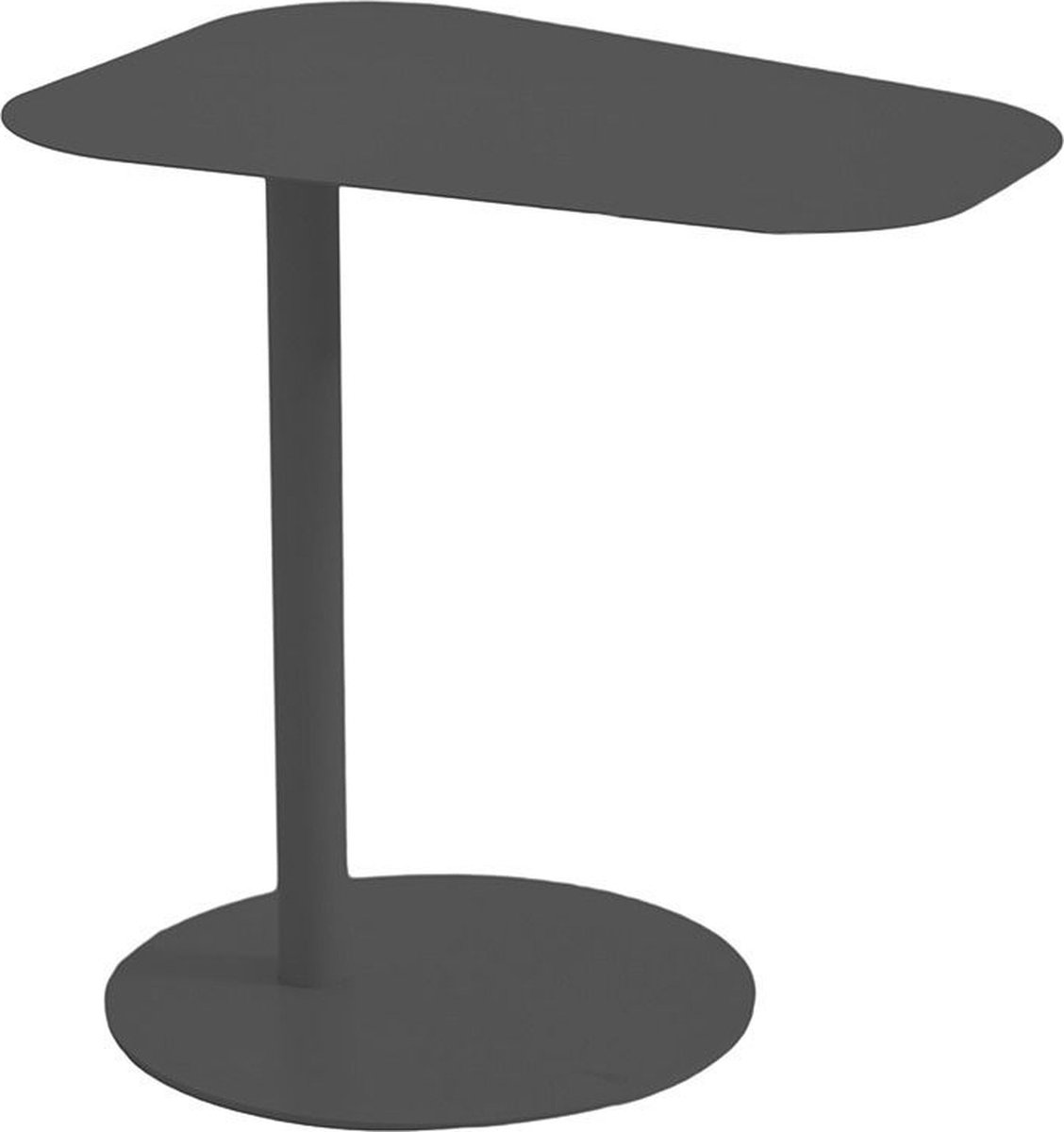 Sens-Line Table d'appoint Boris - Acier anthracite - 50x38x50 cm