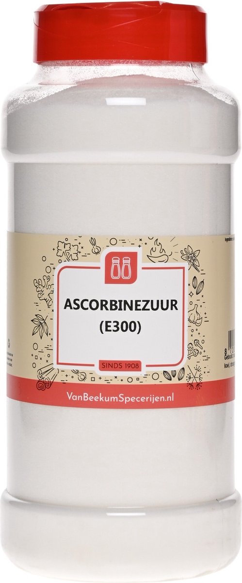 Goedkoopste Van Beekum Specerijen - Ascorbinezuur (vitamine C poeder) E300 - Strooibus 750 gram