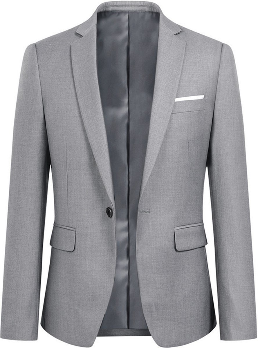 Allthemen Heren Blazer Suit Jacket - Heren slim fit jas - L