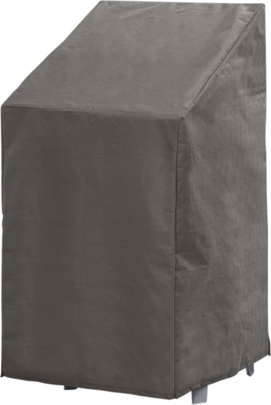 Perel Buitenhoes voor stapelstoelen, voor 4-6 gestapelde stoelen, grijs, 66 cm x 95 cm x 133 cm