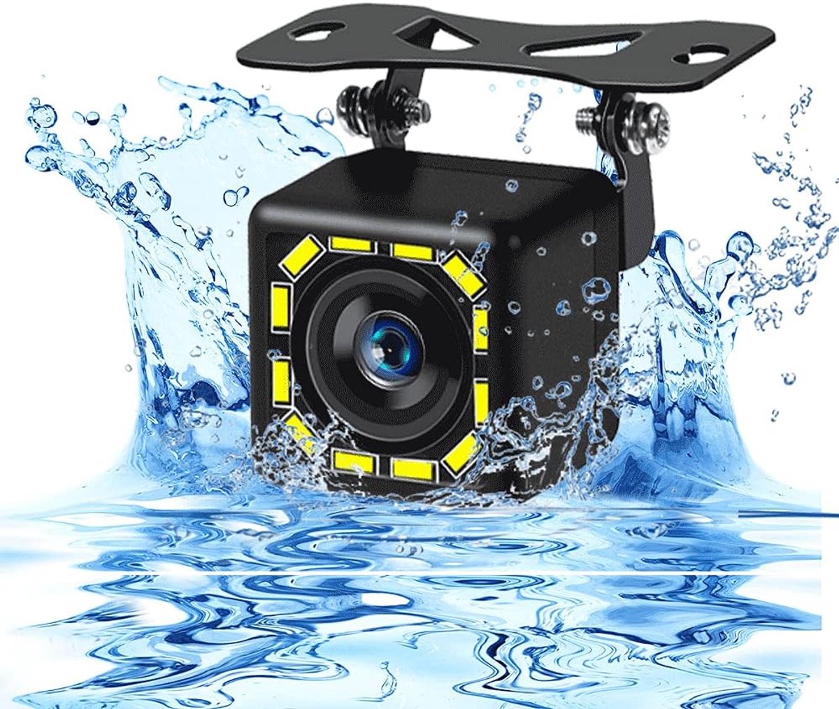Waterdichte Achteruitrijcamera met 170° Hoek en Nachtzicht - HD Beelden voor Auto, SUV, Camper en Bestelwagen
