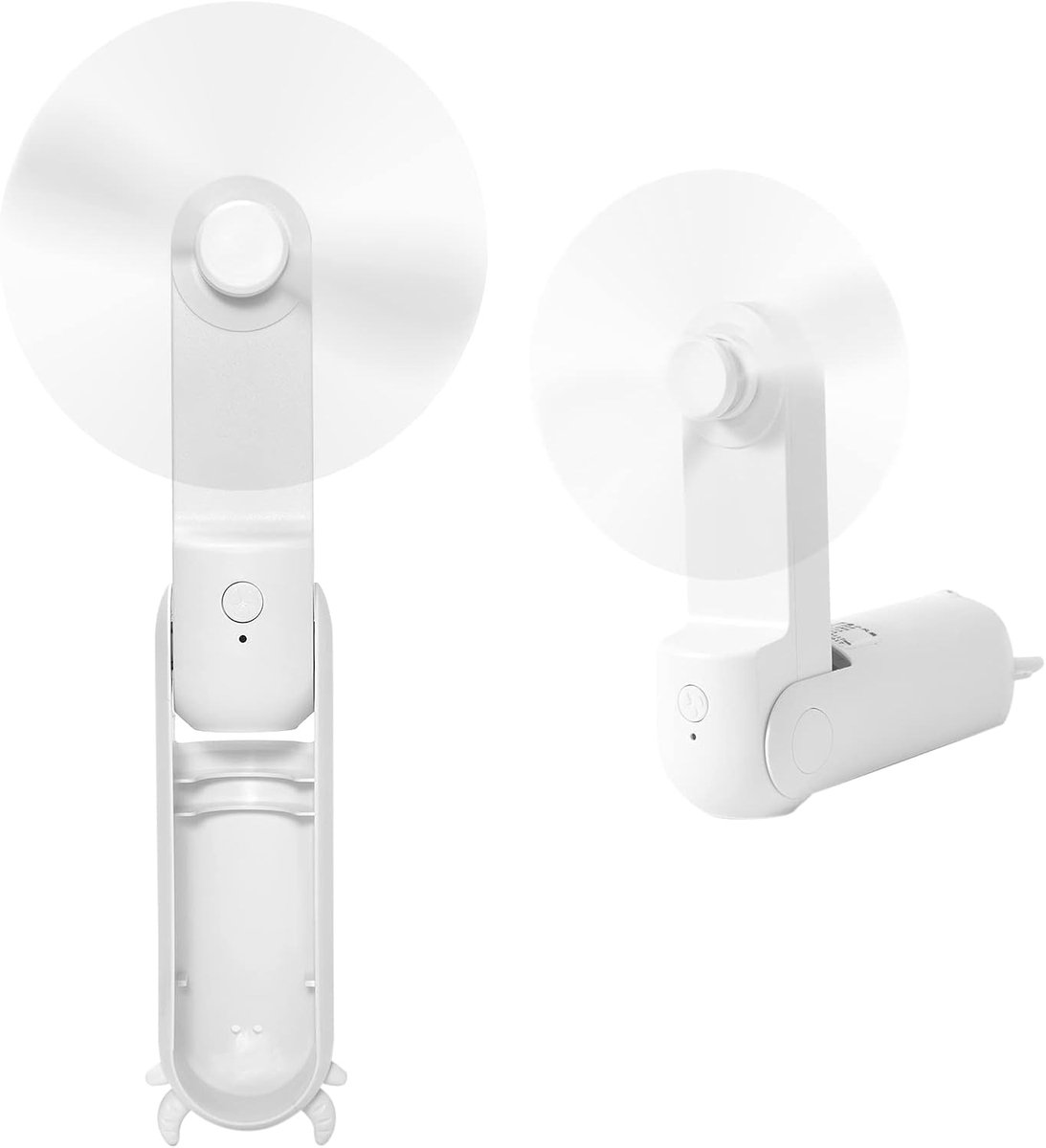Draagbare Handventilator met 2000mAh USB Oplaadbare Batterij - Compacte Mini Tafelventilator voor Buitengebruik