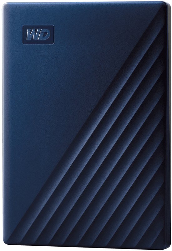 Western Digital My Passport - Compatibel met Mac - Externe Harde Schijf - Blauw - 2 TB