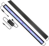 45W LED aquarium met timer schelpdieren decoratie waterdicht - Geschikt voor aquaria van 107-130cm - Aquarium led RGB verlichting - Drie verlichtingsmodi- Ingebouwde timerregelaar- Schaalbare beugel