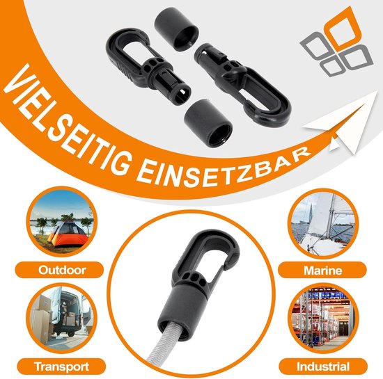 Kunststof karabijnhaken | VKF Renzel BV