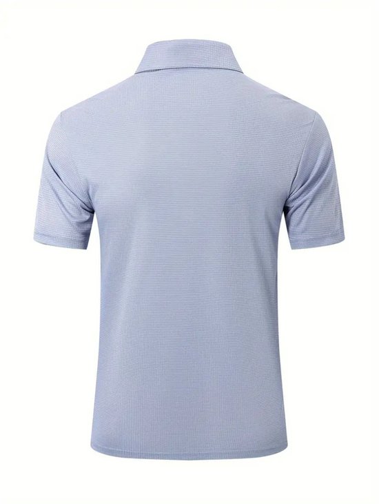 Nivard Golf Shirt Heren - T-shirt - Golfkleding - Golfen - Golf Accessoires - Polo Shirt - Zwart + Grijs + Grijs/Blauw - Maat XL van Nivard — afbeelding 3