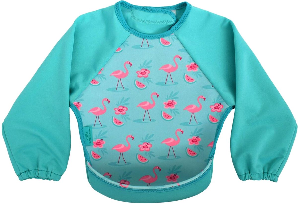 Goedkoopste Bibetta Mouwslab Flamingo - Met Mouwen - Turquoise