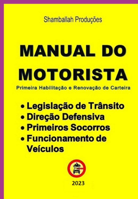 Manual Do Motorista - cover