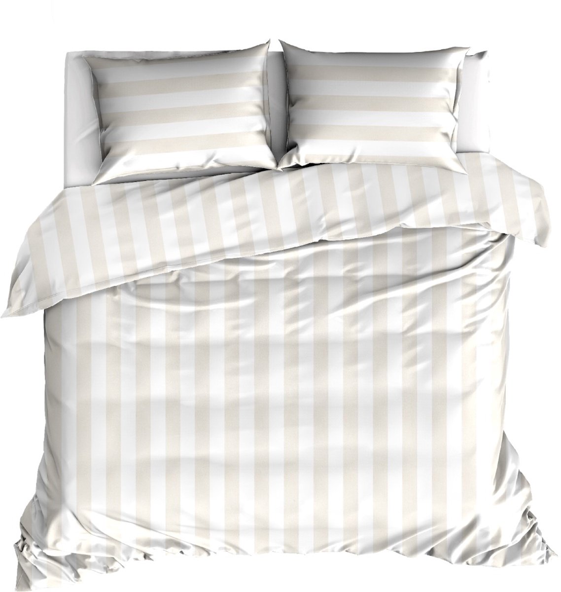 Livello Dekbedovertrek Beach Stripe Sand 2 persoons