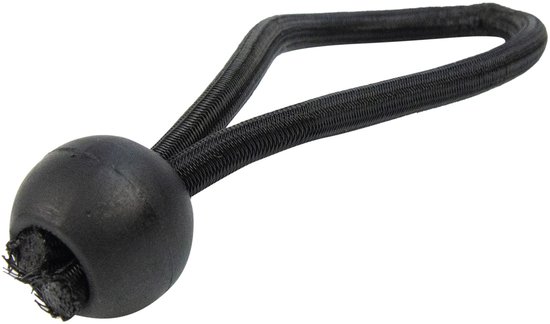 Spanner elastiek bal 10cm zwart 10 stuks van Merkloos — afbeelding 5