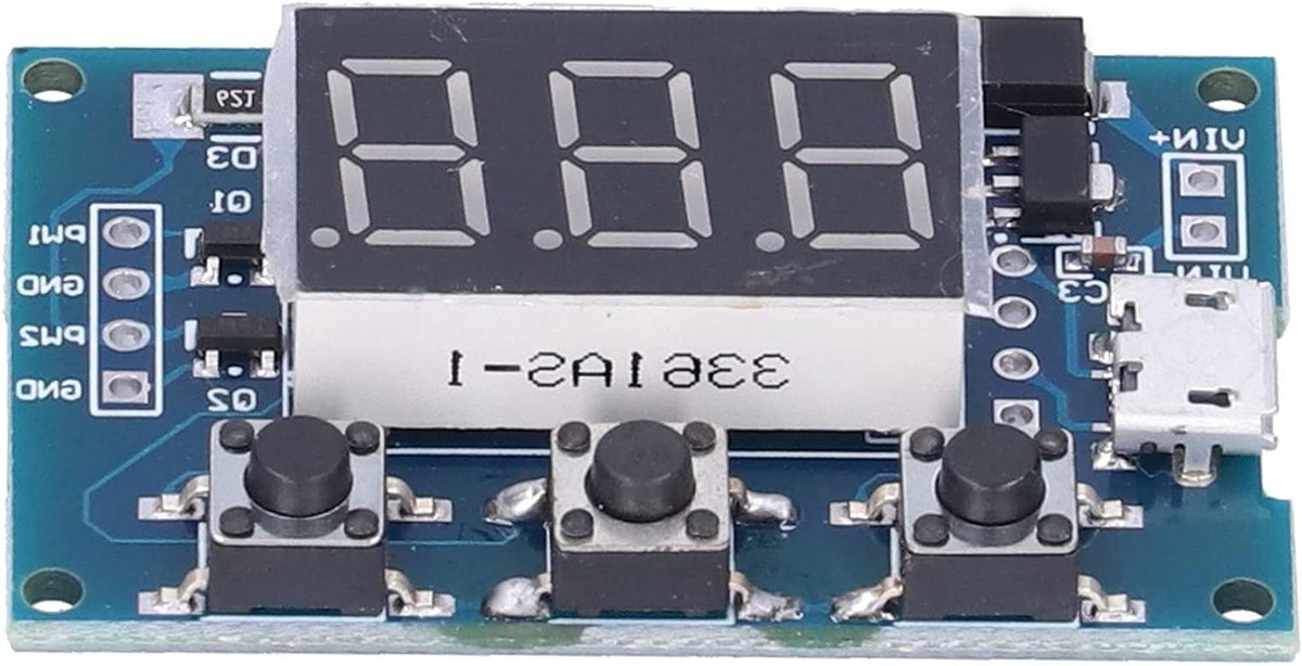 2-kanaals Instelbare PWM Pulsfrequentie Duty Cycle Module Pulsgenerator 1HZ-150KHZ