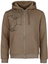 Gilet à capuche Carte du Rohan Gondor du Seigneur des Anneaux marron clair L