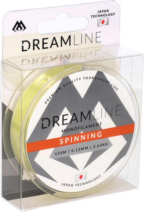 VISLIJN - Mikado Lijn - Dreamline - Spinning - 0,20mm/4,93kg/150m - Geel - Monofilament - Japan Technology van Mikado — afbeelding 3
