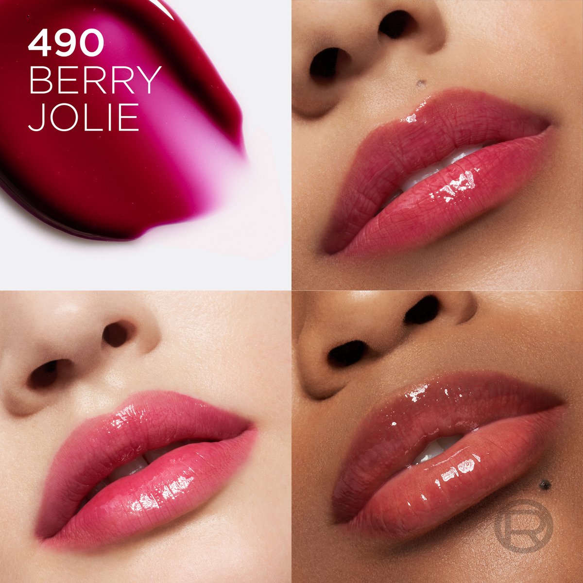 L'Oréal Paris Plump Ambition 490 Berry Jolie Lipgloss - Lipolie met Hyaluronzuur - Voor vollere en glanzende lippen - Kersenrood - 5,4 gr — cadeau in Verzorging - foto 7