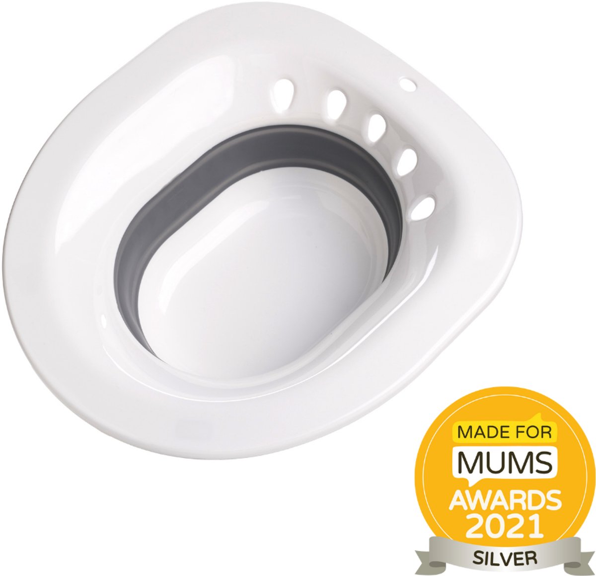 First Days Sitz Bath inklapbaar zitbad voor toilet - Aambeien & Postpartum Verzorging - Perineum Behandeling - Reiniging & Detox - Yoni Stoomzitting voor Standaard Toiletten - Vaginaal & Anaal Weken