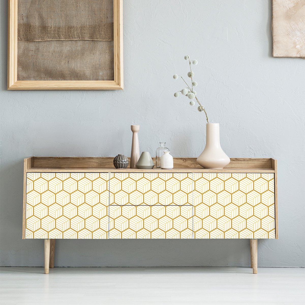 Ambiance Sticker Scandinavische meubelsticker ottschalk 60 x 90 cm Multi color