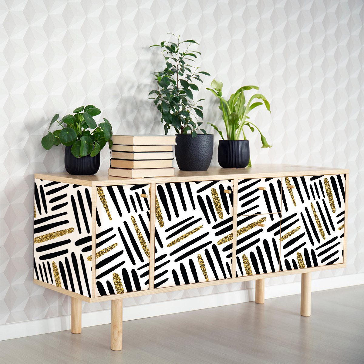 Ambiance Sticker Scandinavische meubelsticker, ARX, 40 x 60 cm Multi color