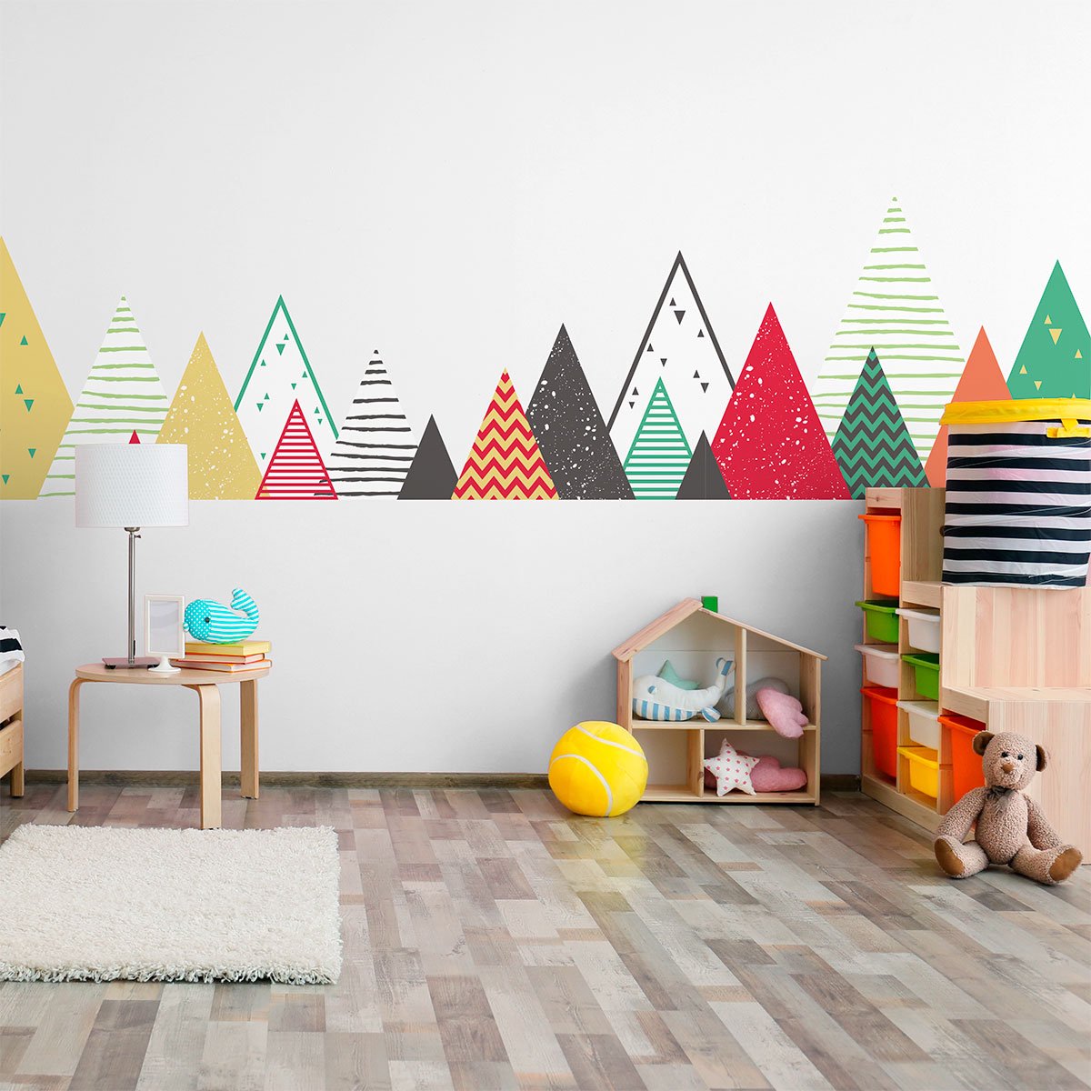 Kinderstickers van Scandinavische bergen, Leonika, 90 x 155 cm