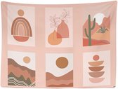 Ulticool - Décoration de tapisserie d' Art rose esthétique - Tapisserie - 200x150 cm - Groot tapisserie - Affiche