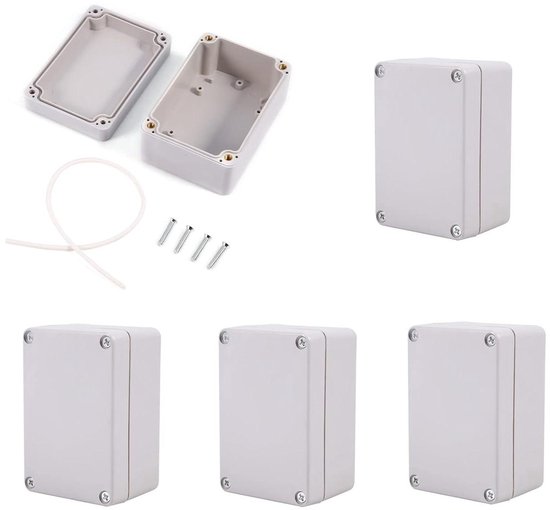 Tysun ABS Project Box – IP65 Waterproof Dustproof Junction Box, 15.4x11.4x6.3 Inch Gray Enclosure With Lock For Electronics And DIY Projects