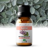 Salie Olie - 100% Pure Etherische Olie - Bio - Natuurlijk - Sage oil - Vegan - Aromatherapie - 10 ml