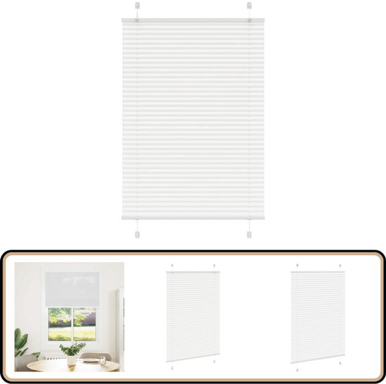 vidaXL Vitrages met lussen - Zand - Polyester - 140x260 cm - Set van 2 | Leen Bakker
