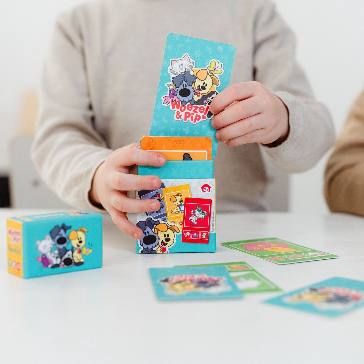 Woezel & Pip kwartet - educatief spel cadeautip - 32 kaarten, 8 kwartetten - vanaf 3 jaar - Bambolino Toys — afbeelding 8