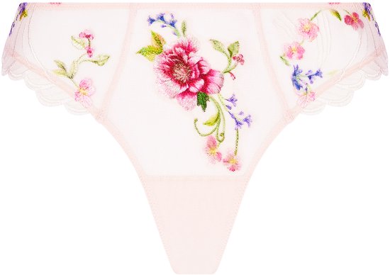 String Lise Charmel Taille 4 – Modèle 'Love En Fleur' ACA0006, Multifloral Neuf Avec étiquettes