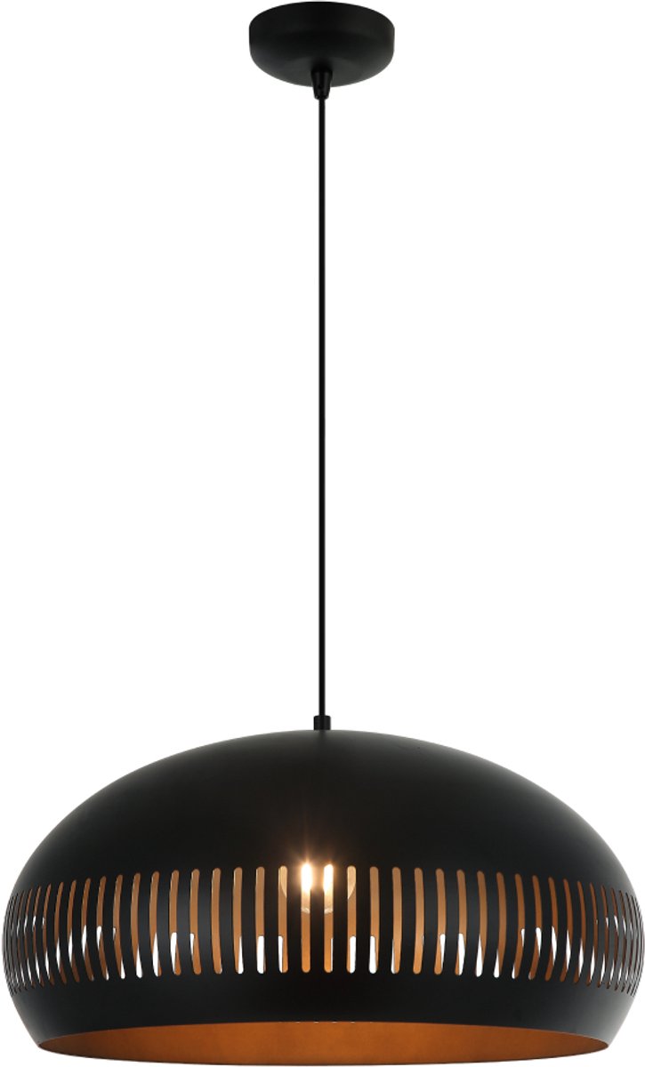 Various Duomo Hanglamp - 1-Lichts - Modern Design - Zwart - 130 cm - Ø50 cm