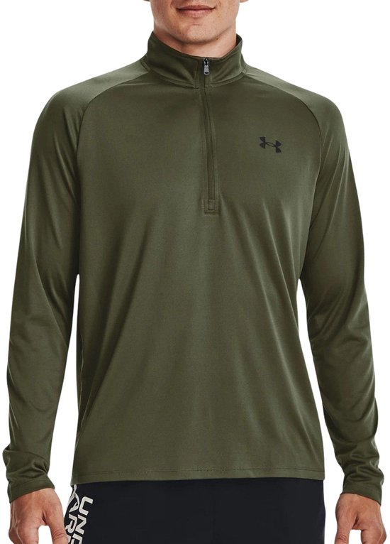 Under Armour Tech™ 2.0 Half Zip T-Shirt à manches longues Vert M / Regular Homme