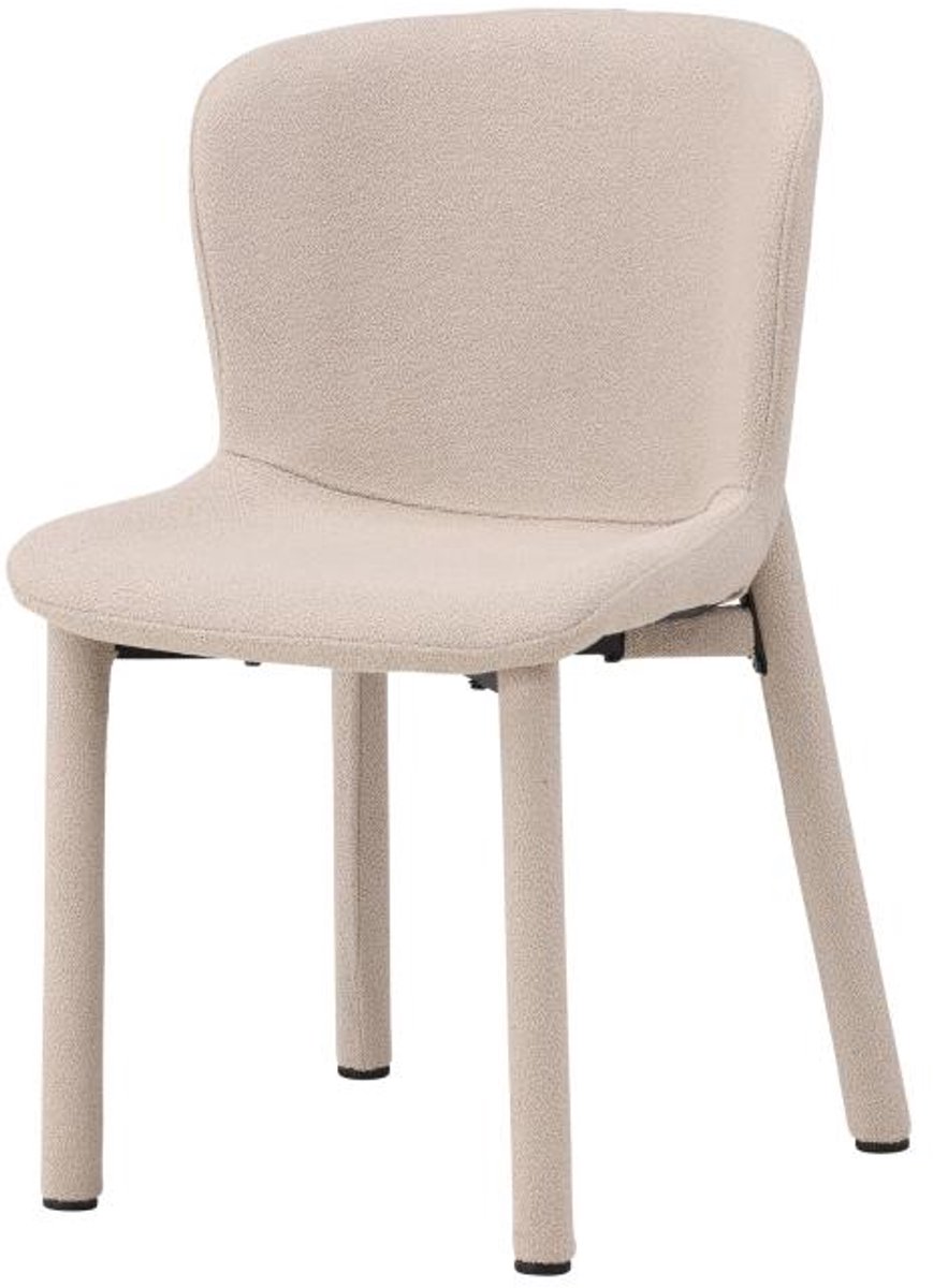 Svea - Germano eetkamerstoel - volledig boucle - beige