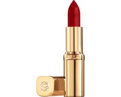 L’Oréal Paris Color Riche Satin 300 Le Rouge Paris Lippenstift - Verzorgende Lipstick - Formule verrijkt met arganolie - Rood - 4,54gr