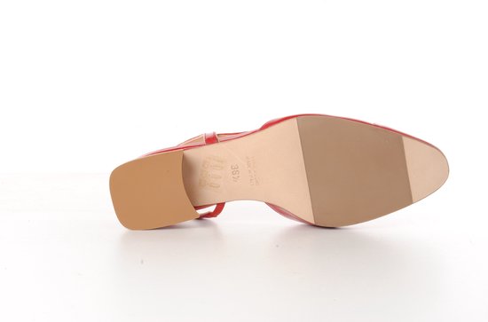 Escarpins Maury Barbara en cuir verni rouge pour femme